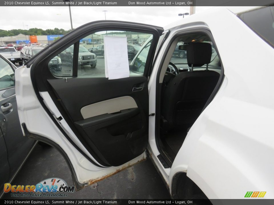 2010 Chevrolet Equinox LS Summit White / Jet Black/Light Titanium Photo #22