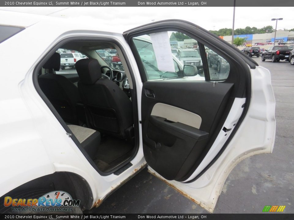 2010 Chevrolet Equinox LS Summit White / Jet Black/Light Titanium Photo #26