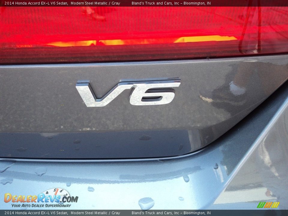 2014 Honda Accord EX-L V6 Sedan Modern Steel Metallic / Gray Photo #34