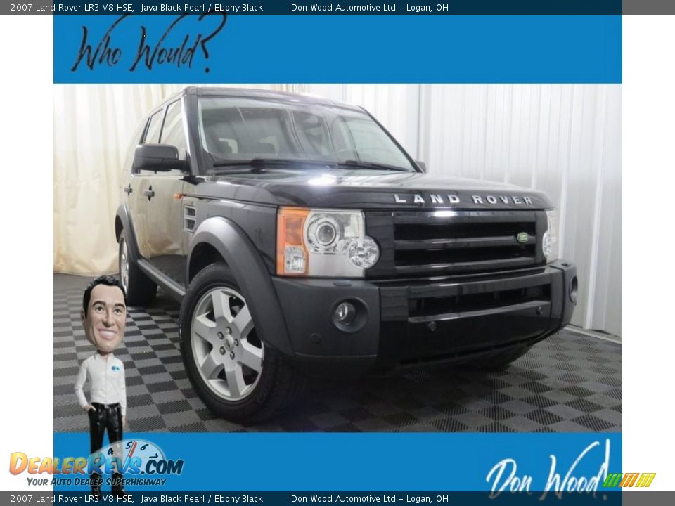 2007 Land Rover LR3 V8 HSE Java Black Pearl / Ebony Black Photo #1