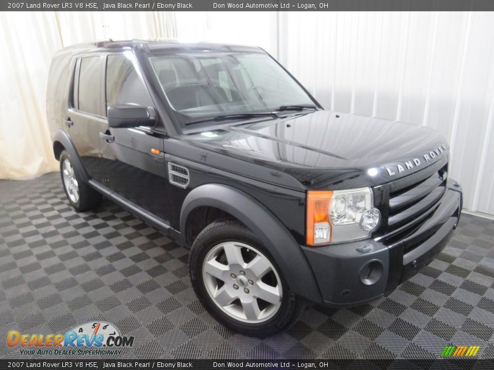 2007 Land Rover LR3 V8 HSE Java Black Pearl / Ebony Black Photo #7