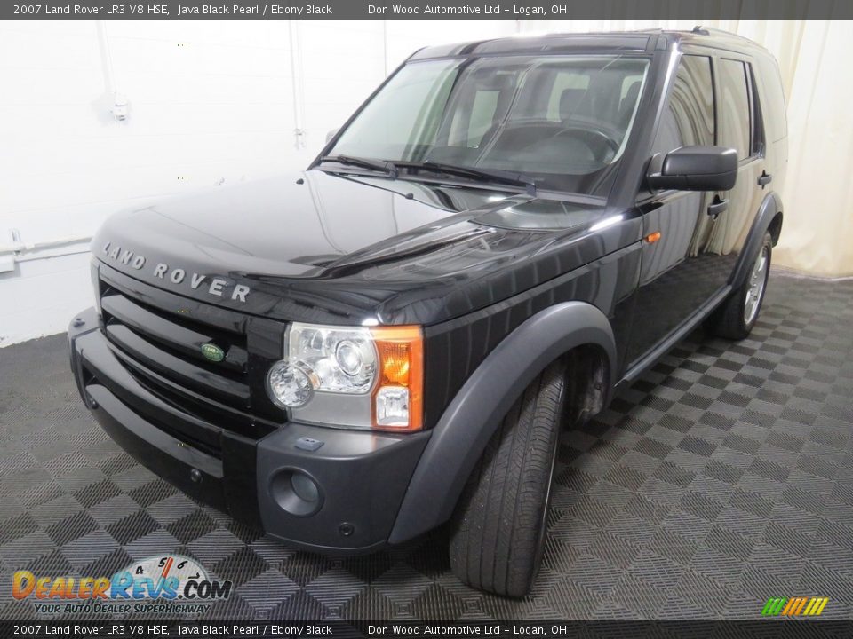2007 Land Rover LR3 V8 HSE Java Black Pearl / Ebony Black Photo #11