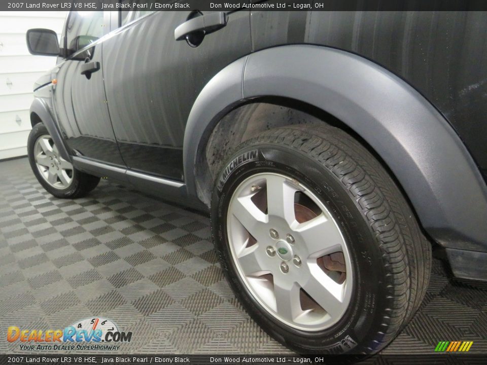 2007 Land Rover LR3 V8 HSE Java Black Pearl / Ebony Black Photo #13