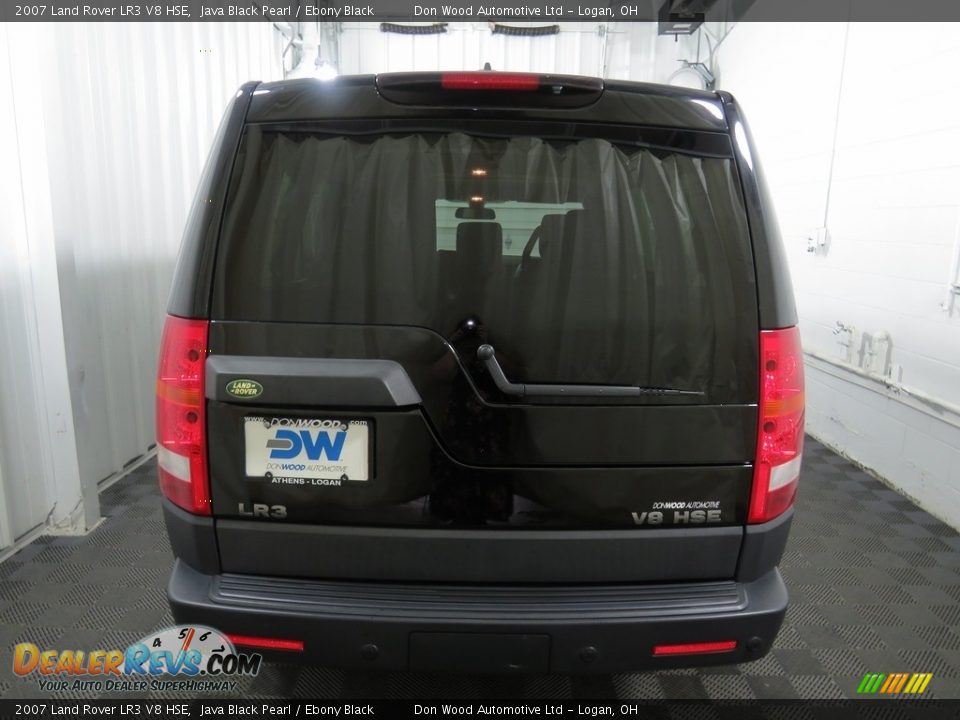 2007 Land Rover LR3 V8 HSE Java Black Pearl / Ebony Black Photo #15