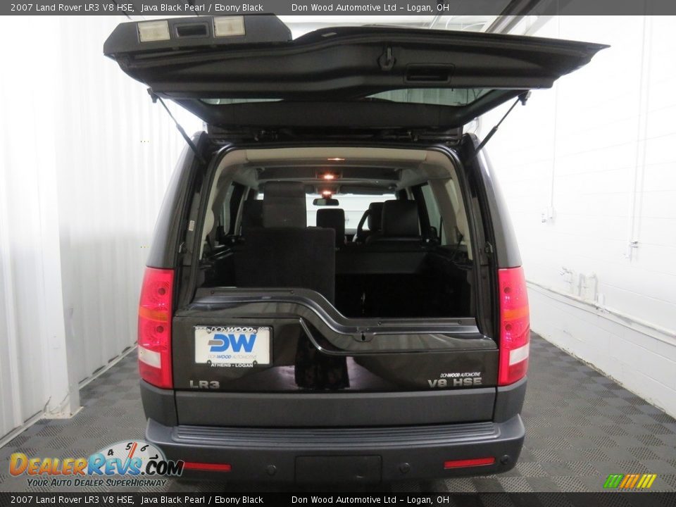 2007 Land Rover LR3 V8 HSE Java Black Pearl / Ebony Black Photo #16