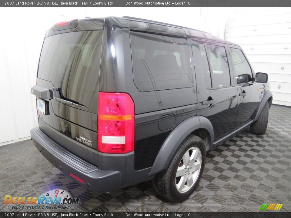 2007 Land Rover LR3 V8 HSE Java Black Pearl / Ebony Black Photo #19