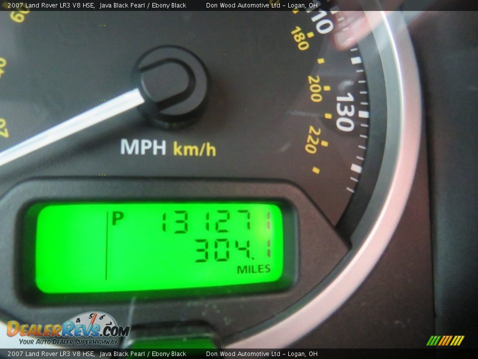2007 Land Rover LR3 V8 HSE Java Black Pearl / Ebony Black Photo #23