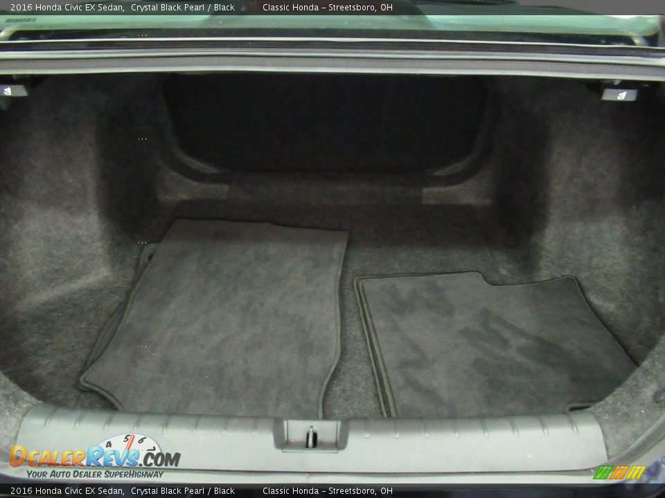 2016 Honda Civic EX Sedan Crystal Black Pearl / Black Photo #21