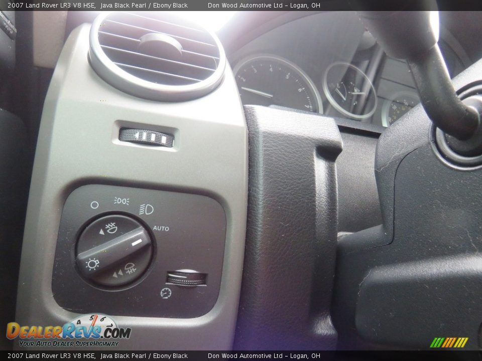 2007 Land Rover LR3 V8 HSE Java Black Pearl / Ebony Black Photo #25