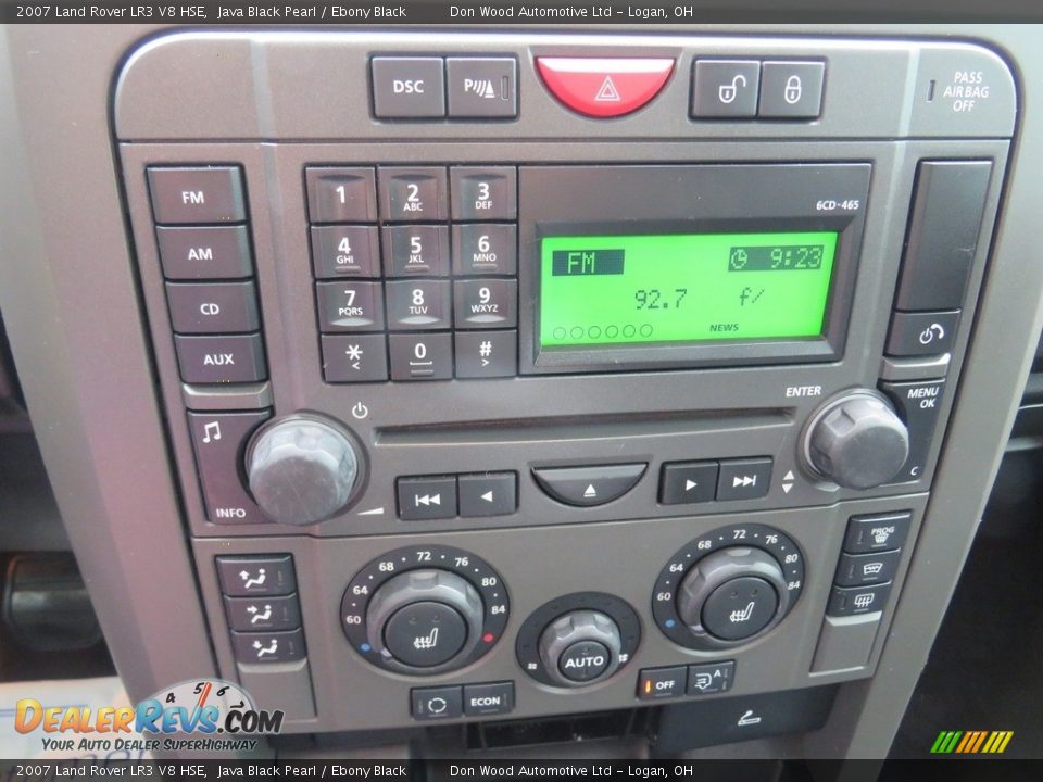 2007 Land Rover LR3 V8 HSE Java Black Pearl / Ebony Black Photo #28