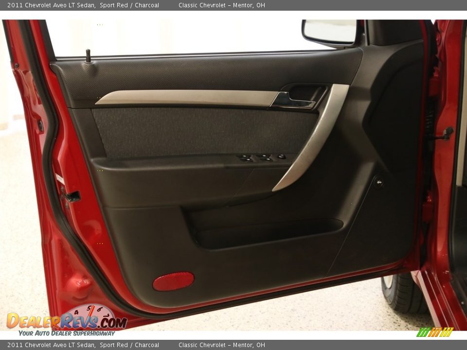 2011 Chevrolet Aveo LT Sedan Sport Red / Charcoal Photo #4