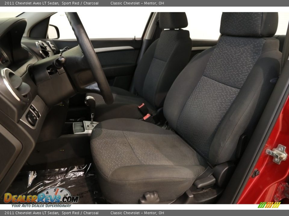 2011 Chevrolet Aveo LT Sedan Sport Red / Charcoal Photo #5