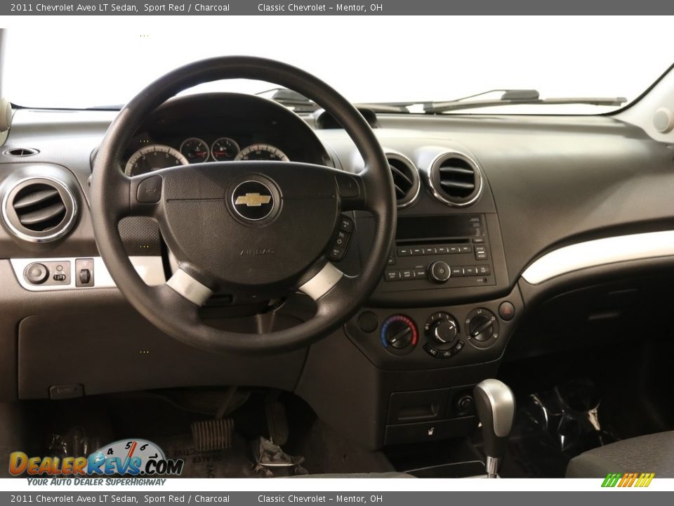 2011 Chevrolet Aveo LT Sedan Sport Red / Charcoal Photo #6