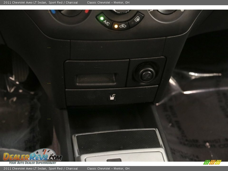 2011 Chevrolet Aveo LT Sedan Sport Red / Charcoal Photo #10