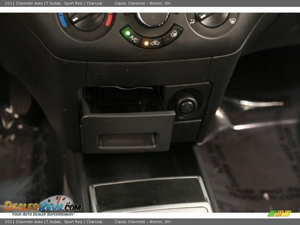 2011 Chevrolet Aveo LT Sedan Sport Red / Charcoal Photo #11
