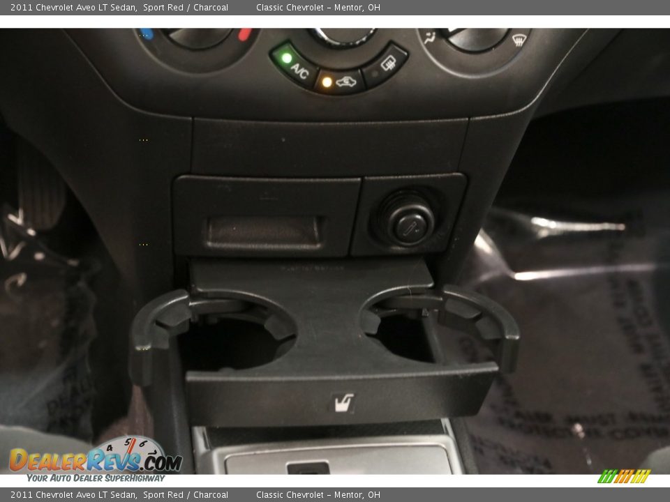 2011 Chevrolet Aveo LT Sedan Sport Red / Charcoal Photo #12