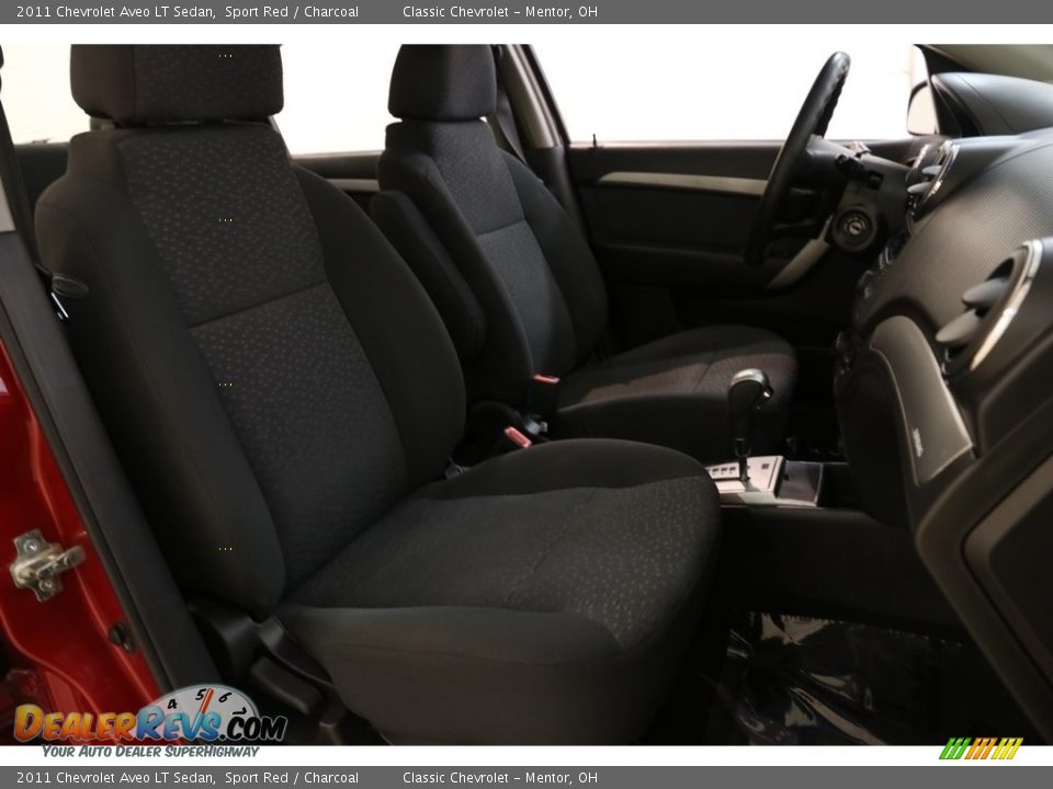 2011 Chevrolet Aveo LT Sedan Sport Red / Charcoal Photo #14
