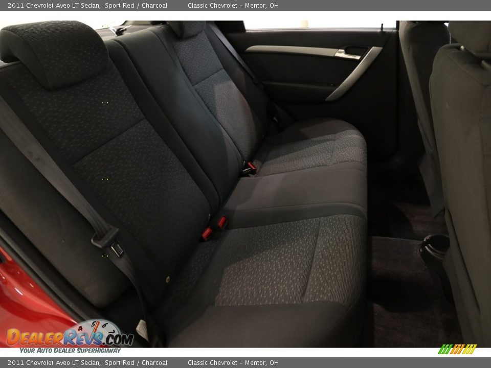 2011 Chevrolet Aveo LT Sedan Sport Red / Charcoal Photo #15