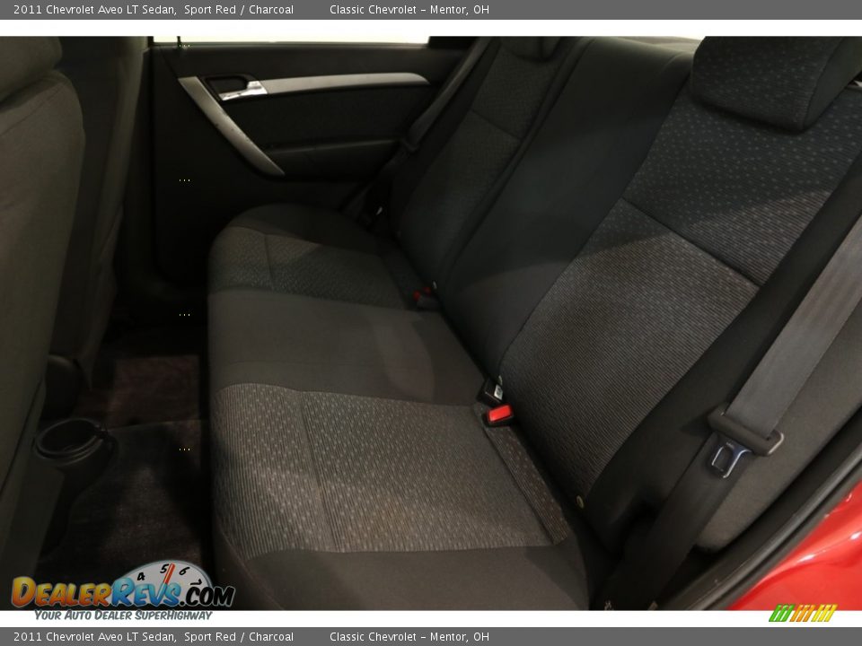 2011 Chevrolet Aveo LT Sedan Sport Red / Charcoal Photo #16
