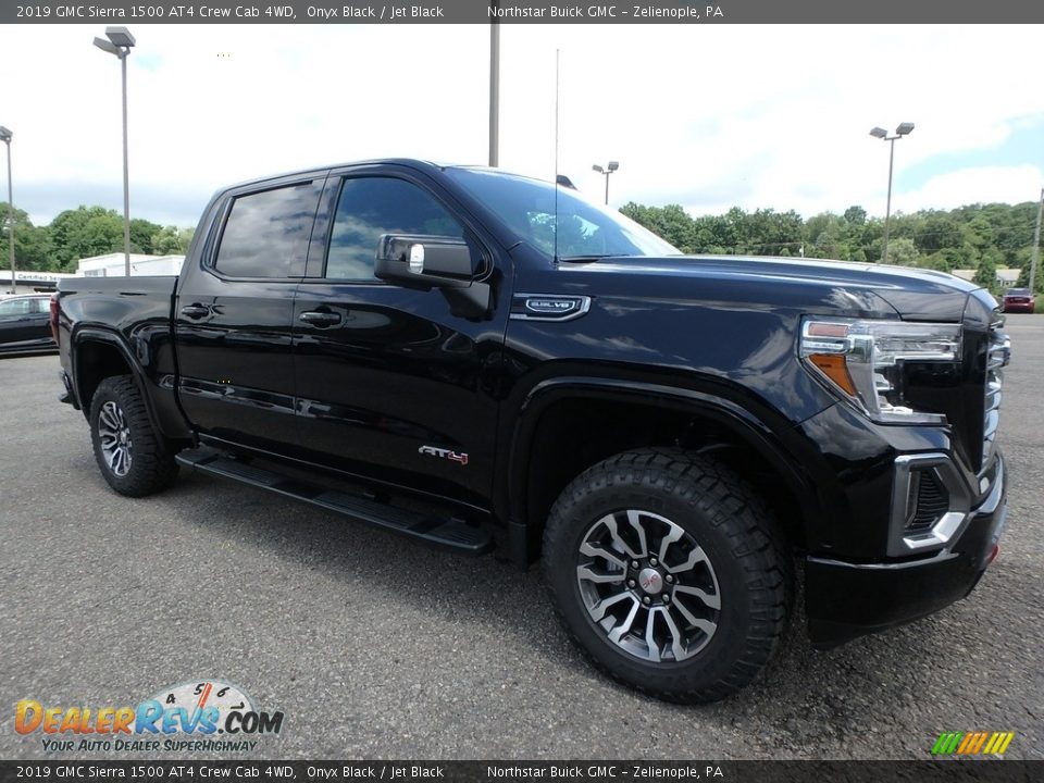 Onyx Black 2019 GMC Sierra 1500 AT4 Crew Cab 4WD Photo #3