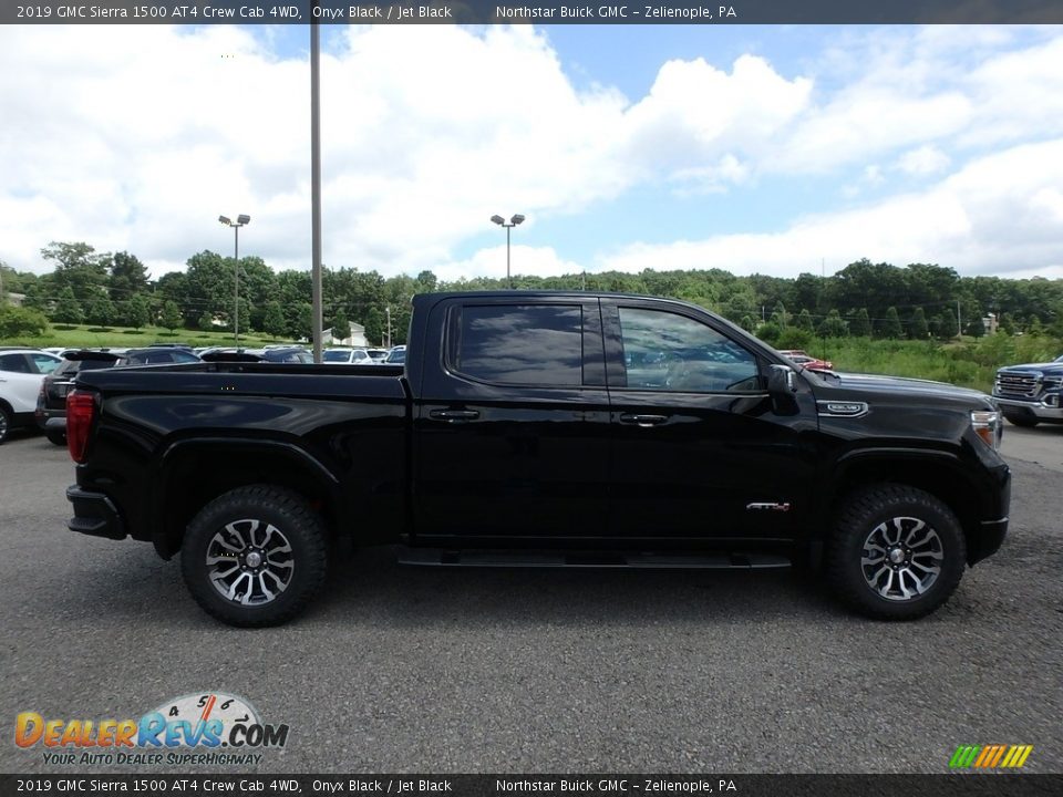 2019 GMC Sierra 1500 AT4 Crew Cab 4WD Onyx Black / Jet Black Photo #4