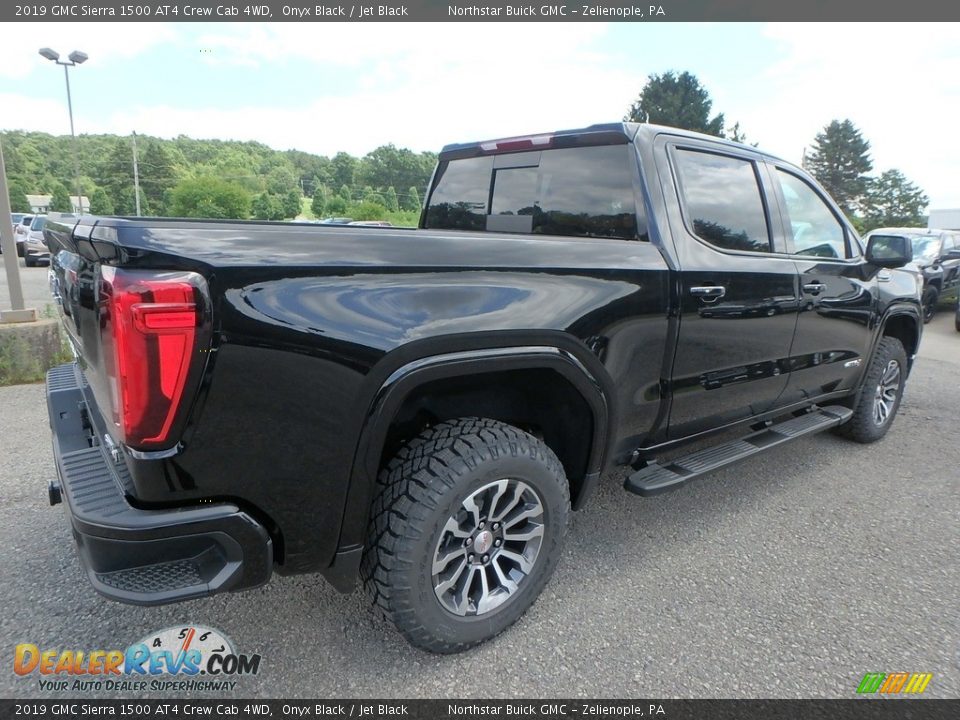2019 GMC Sierra 1500 AT4 Crew Cab 4WD Onyx Black / Jet Black Photo #5