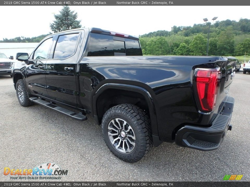 2019 GMC Sierra 1500 AT4 Crew Cab 4WD Onyx Black / Jet Black Photo #7