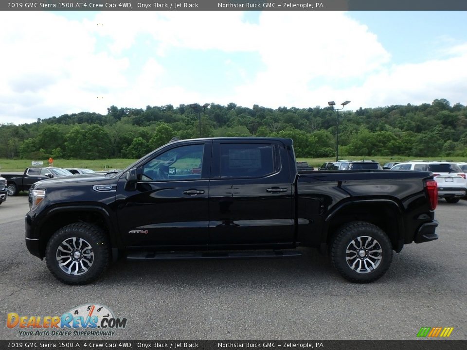 2019 GMC Sierra 1500 AT4 Crew Cab 4WD Onyx Black / Jet Black Photo #8