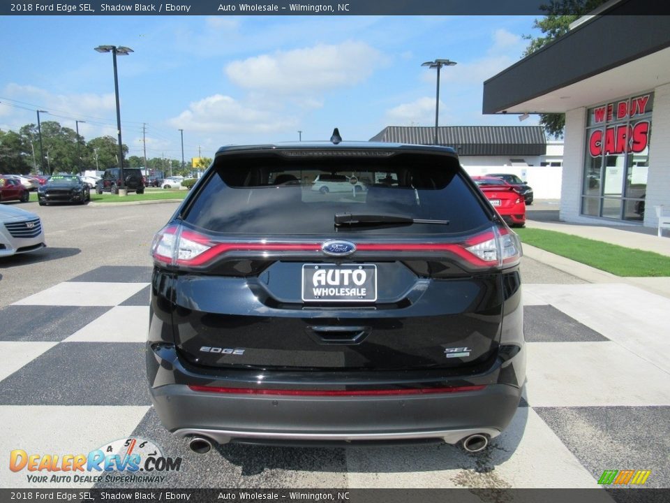 2018 Ford Edge SEL Shadow Black / Ebony Photo #4