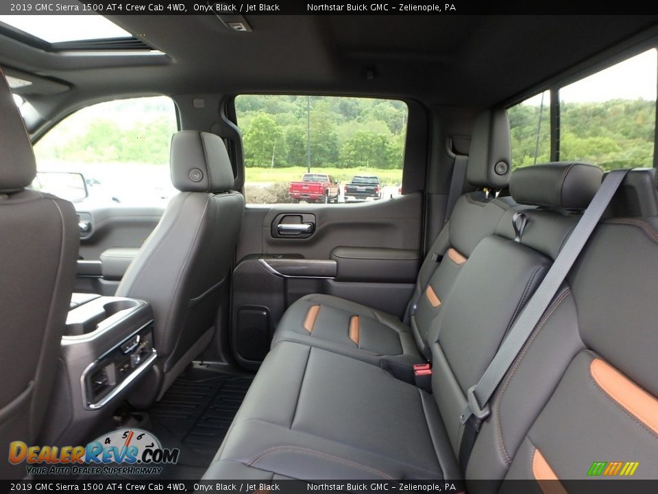 Rear Seat of 2019 GMC Sierra 1500 AT4 Crew Cab 4WD Photo #11