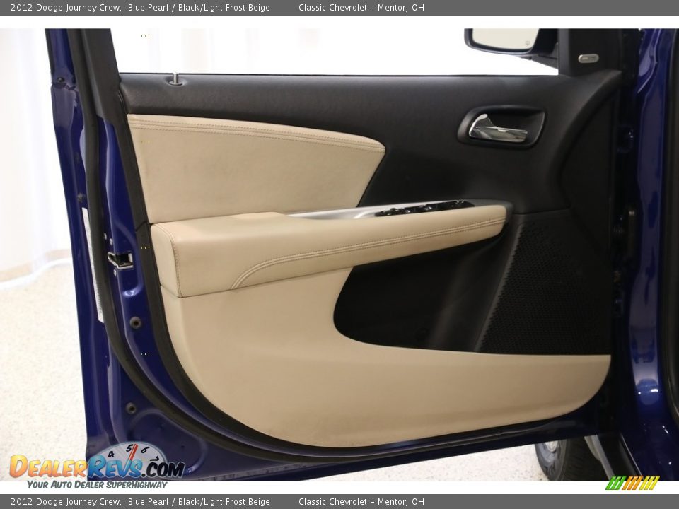 2012 Dodge Journey Crew Blue Pearl / Black/Light Frost Beige Photo #4