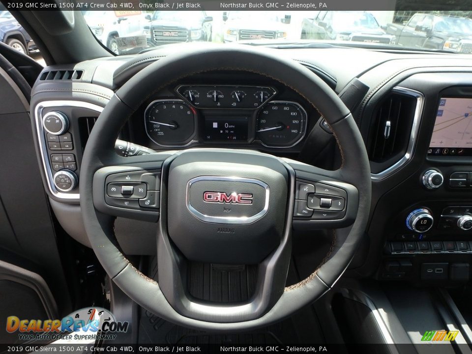 2019 GMC Sierra 1500 AT4 Crew Cab 4WD Steering Wheel Photo #17