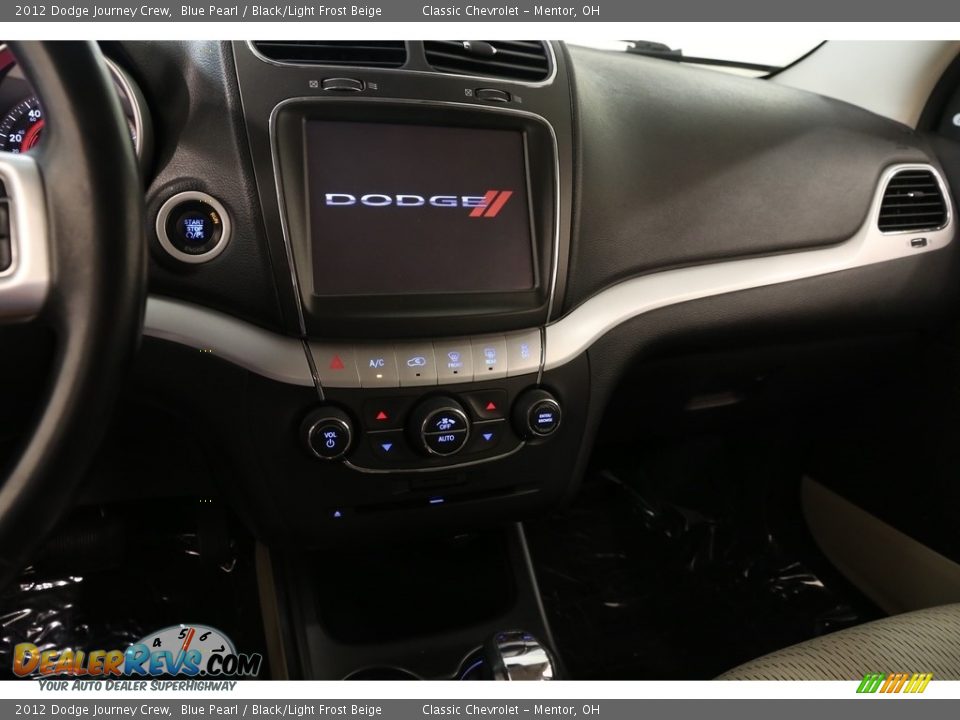 2012 Dodge Journey Crew Blue Pearl / Black/Light Frost Beige Photo #9