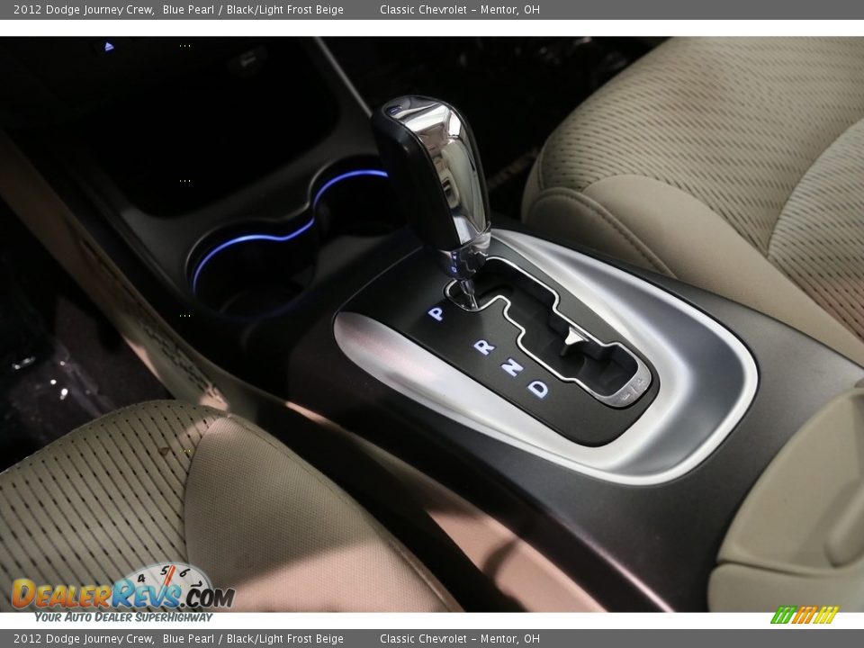 2012 Dodge Journey Crew Blue Pearl / Black/Light Frost Beige Photo #14