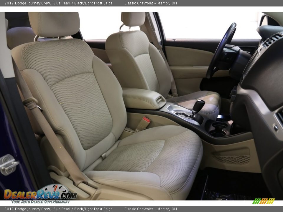 2012 Dodge Journey Crew Blue Pearl / Black/Light Frost Beige Photo #15