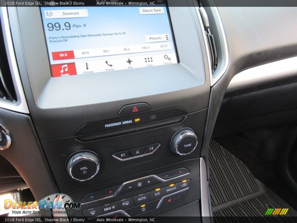 2018 Ford Edge SEL Shadow Black / Ebony Photo #17