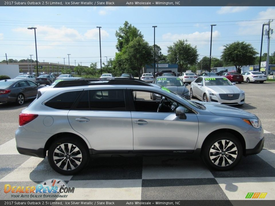 2017 Subaru Outback 2.5i Limited Ice Silver Metallic / Slate Black Photo #3