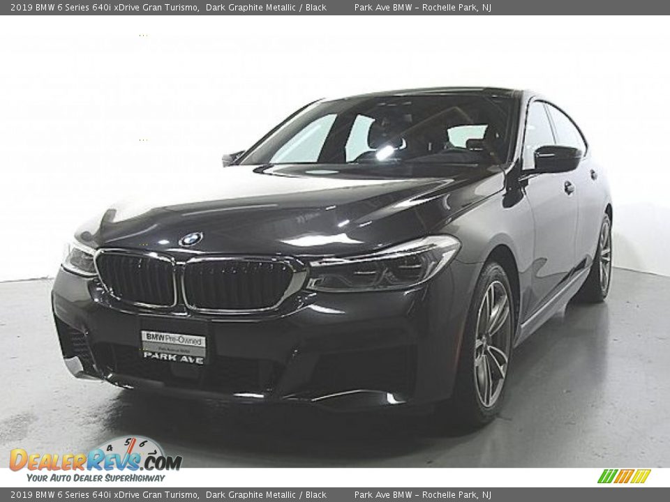 2019 BMW 6 Series 640i xDrive Gran Turismo Dark Graphite Metallic / Black Photo #1