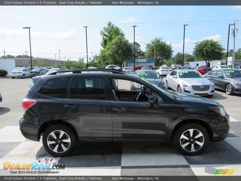 2018 Subaru Forester 2.5i Premium Dark Gray Metallic / Platinum Photo #3