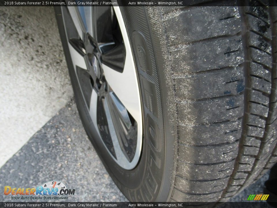 2018 Subaru Forester 2.5i Premium Dark Gray Metallic / Platinum Photo #8