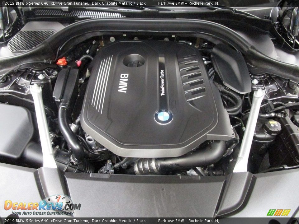2019 BMW 6 Series 640i xDrive Gran Turismo Dark Graphite Metallic / Black Photo #28