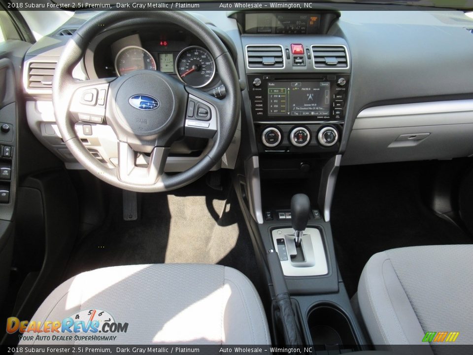 2018 Subaru Forester 2.5i Premium Dark Gray Metallic / Platinum Photo #15