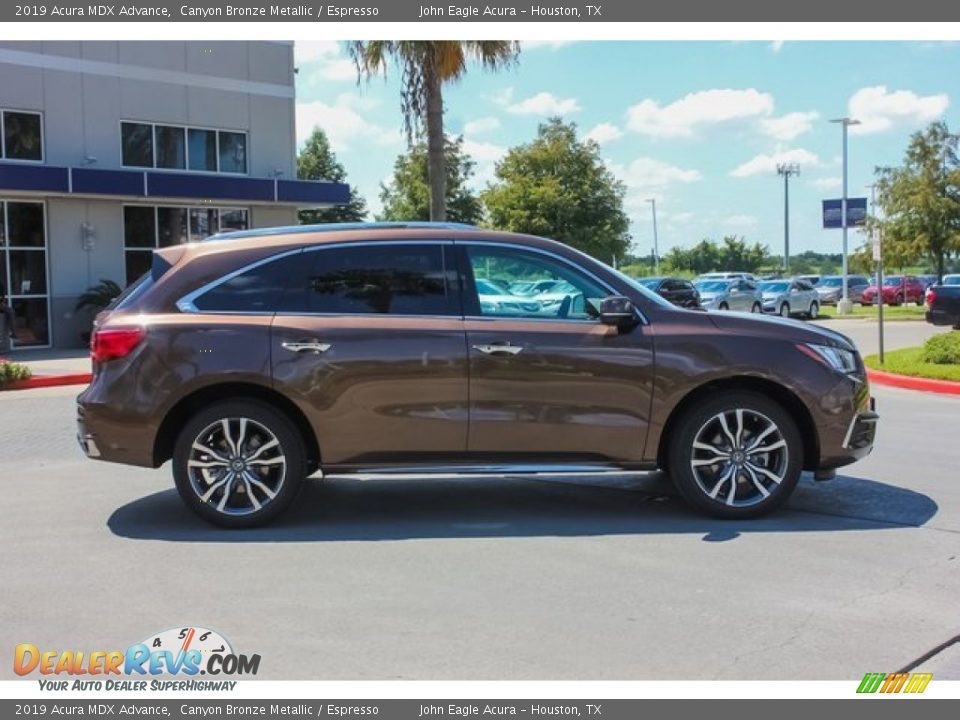 2019 Acura MDX Advance Canyon Bronze Metallic / Espresso Photo #8
