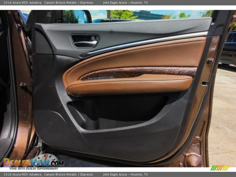 2019 Acura MDX Advance Canyon Bronze Metallic / Espresso Photo #23
