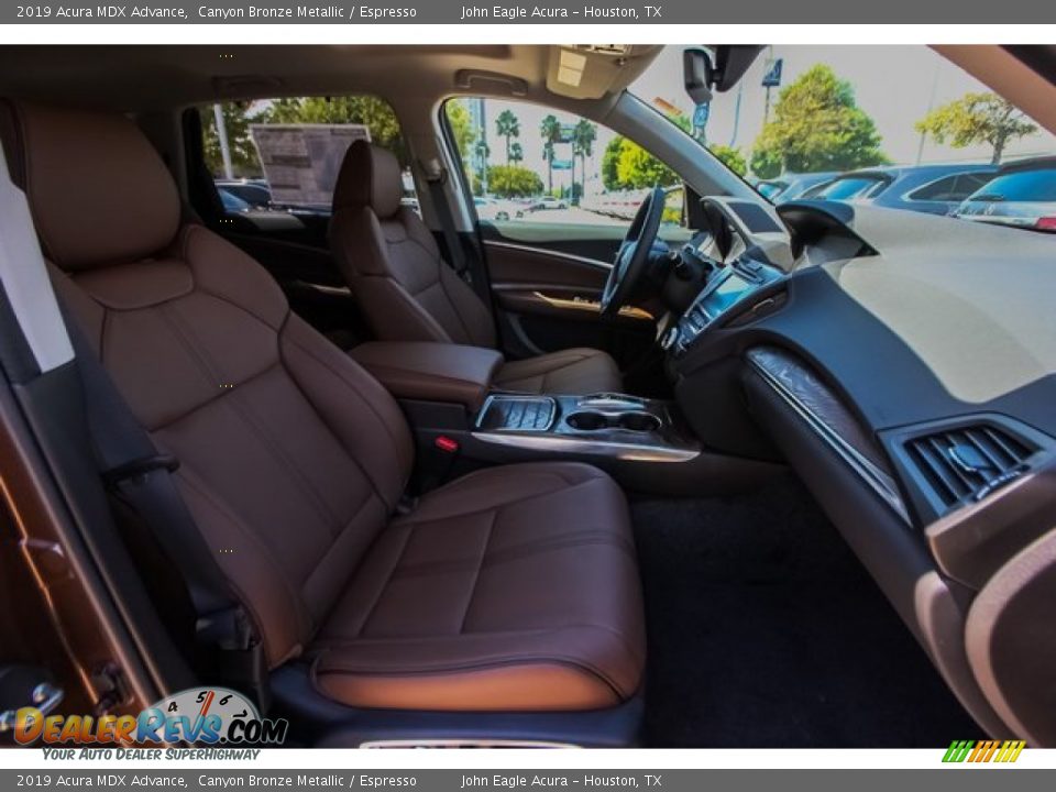 2019 Acura MDX Advance Canyon Bronze Metallic / Espresso Photo #24