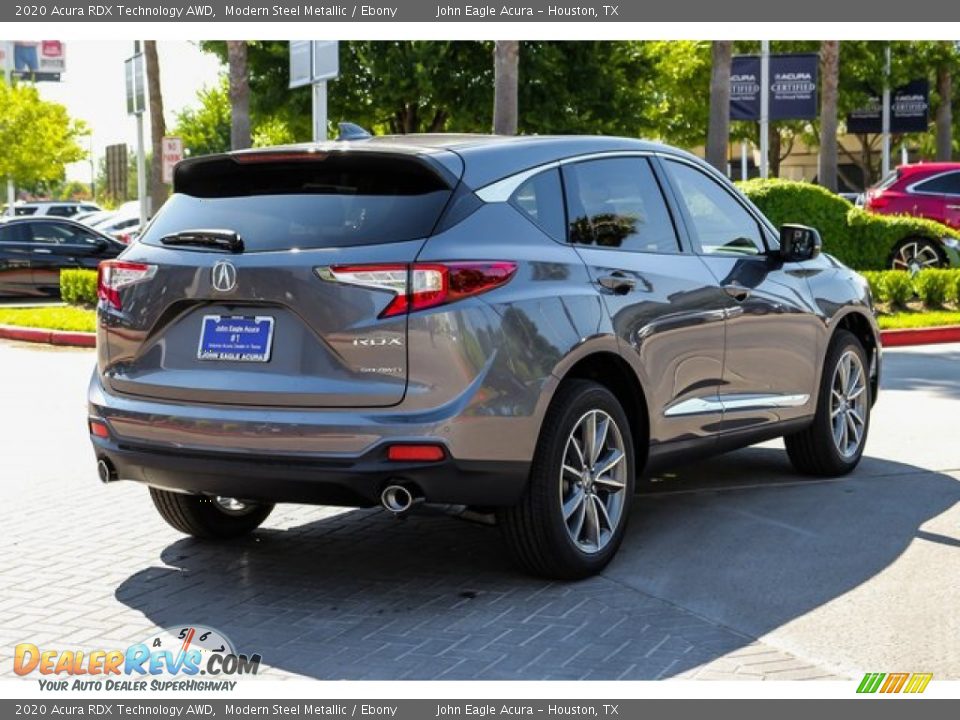 2020 Acura RDX Technology AWD Modern Steel Metallic / Ebony Photo #7