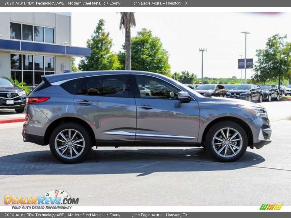 2020 Acura RDX Technology AWD Modern Steel Metallic / Ebony Photo #8