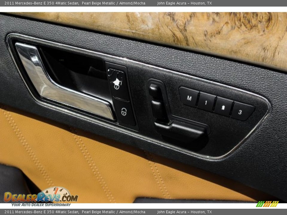 2011 Mercedes-Benz E 350 4Matic Sedan Pearl Beige Metallic / Almond/Mocha Photo #13