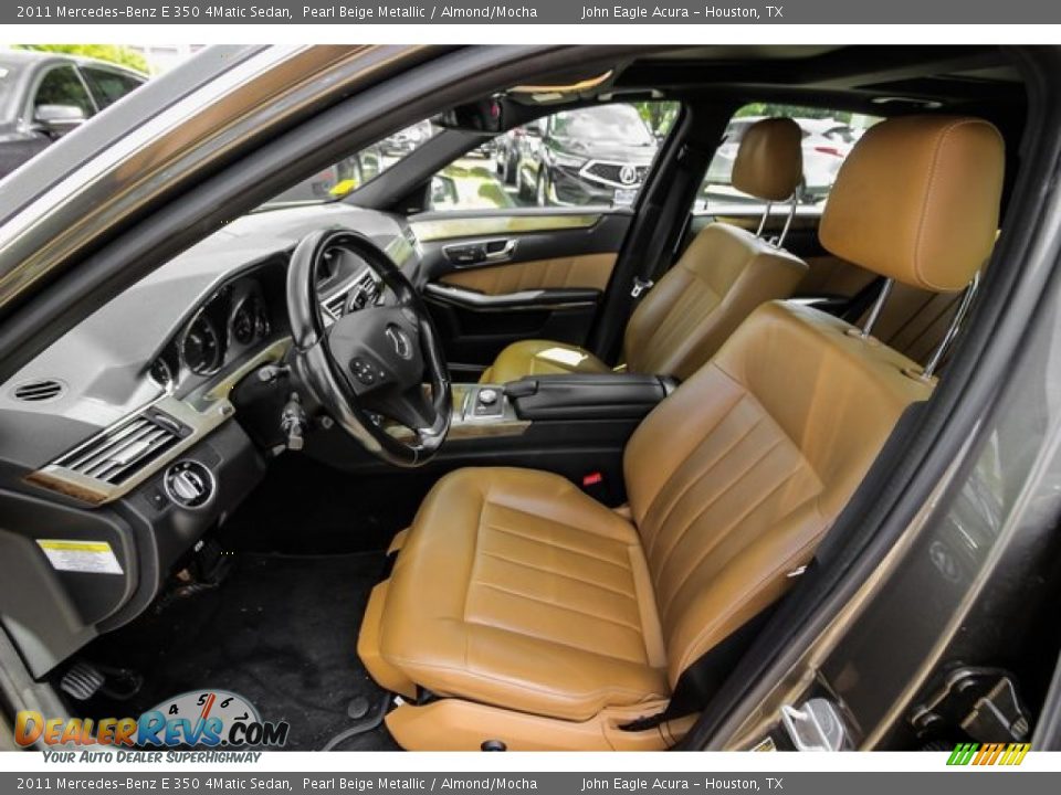 2011 Mercedes-Benz E 350 4Matic Sedan Pearl Beige Metallic / Almond/Mocha Photo #18