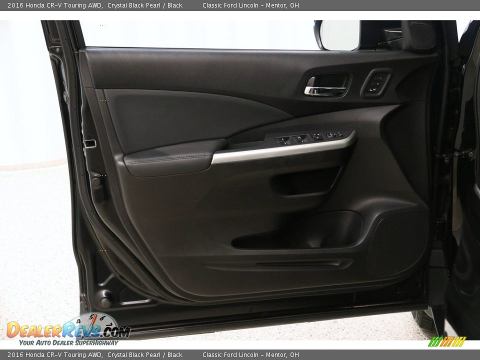 2016 Honda CR-V Touring AWD Crystal Black Pearl / Black Photo #4
